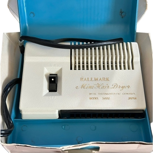 Hallmark His & Hers Mini Hairdryer For Men and Women In Box WORKS - Picture 4 of 4
